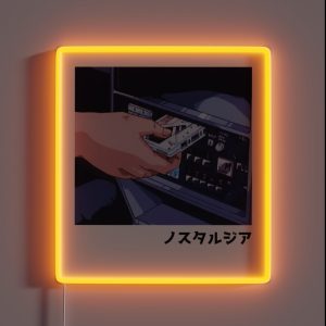 Anime Cassette Deck Retro Anime Aesthetic RGB Neon Sign