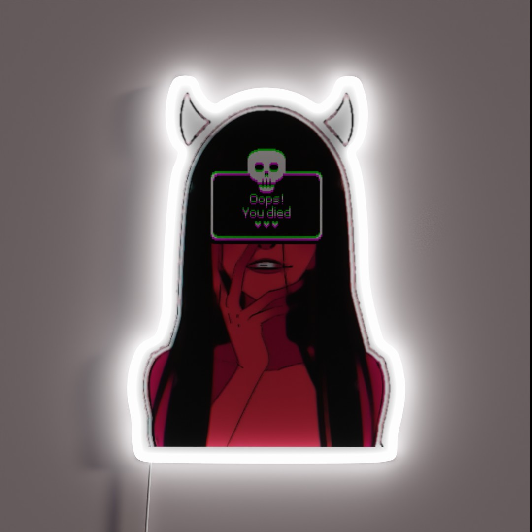Anime Girl RGB Neon Sign Anime Girl RGB Neon Sign