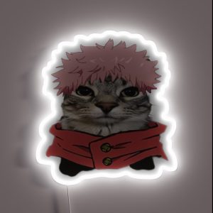Anime Kaisen Character Cats Yuji RGB Neon Sign