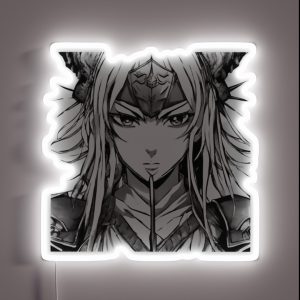 Anime Knight Artwork 1 RGB Neon Sign
