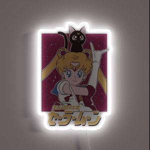 Anime Manga Pink Cute Kawaii Sailor Cartoon RGB Neon Sign Anime Manga Pink Cute Kawaii Sailor Cartoon RGB Neon Sign