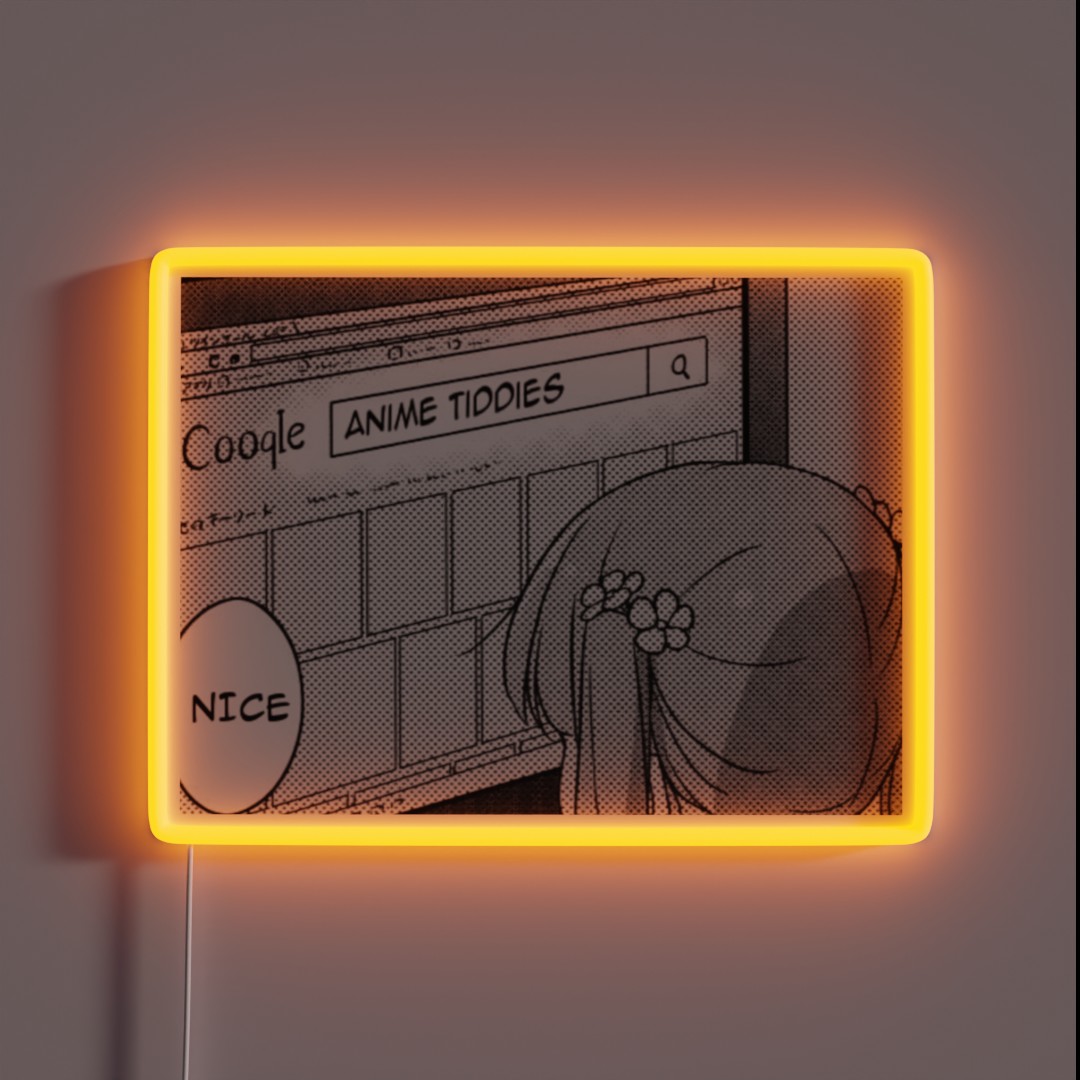 ANIME TIDDIES RGB Neon Sign ANIME TIDDIES RGB Neon Sign