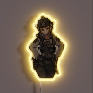 Anime Waifu Operator RGB Neon Sign