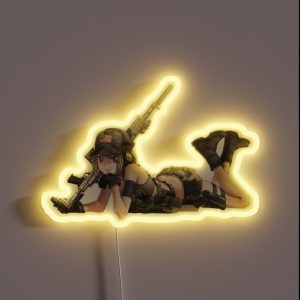 Anime Waifu Operator RGB Neon Sign