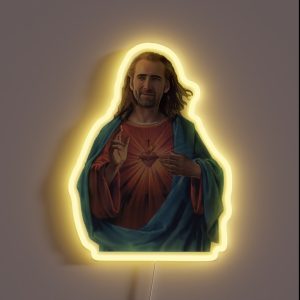 Anniversary Gift Nicholas Cage Gifts For Everyone RGB Neon Sign