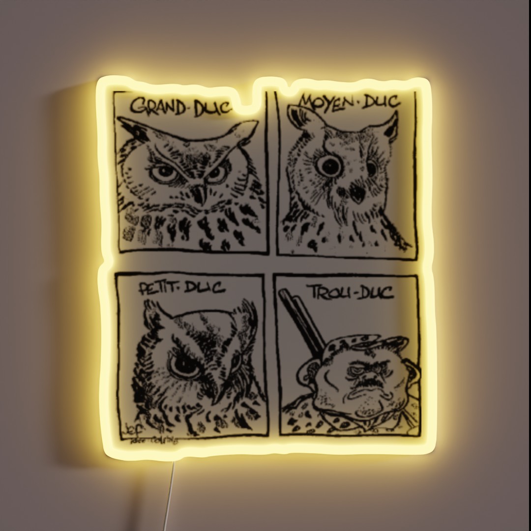 Anti Hunting RGB Neon Sign Anti Hunting RGB Neon Sign