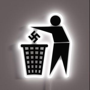 Anti Nazis Anti Fascism RGB Neon Sign