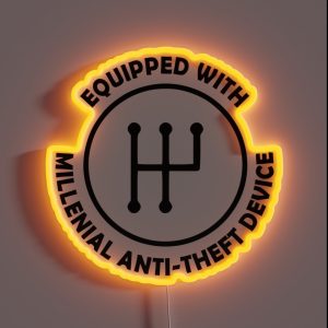 Anti Theft RGB Neon Sign