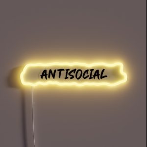 Antisocial Ed Sheeran RGB Neon Sign