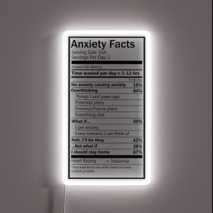 Anxiety Facts RGB Neon Sign