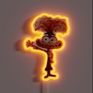 Anxiety Inside Out 2 RGB Neon Sign