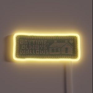 Anytime Always Wallows Home Heart Stitching Pattern RGB Neon Sign Anytime Always Wallows Home Heart Stitching Pattern RGB Neon Sign