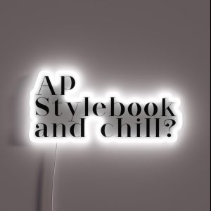 AP Style RGB Neon Sign