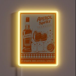 Aperol Spritz RGB Neon Sign