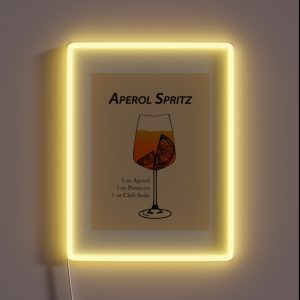 Aperol Spritz RGB Neon Sign