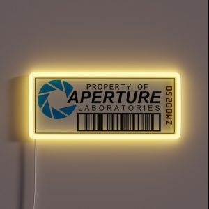 Aperture Science Laboratories Portal RGB Neon Sign Aperture Science Laboratories Portal RGB Neon Sign