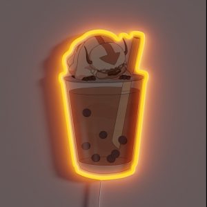 Appa Boba Milk Tea RGB Neon Sign