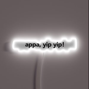 Appa Yip Yip RGB Neon Sign
