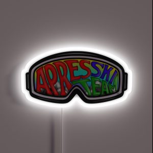 Apres Ski Team Design RGB Neon Sign