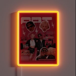 Apt Apt Rose And Bruno Mars Song RGB Neon Sign