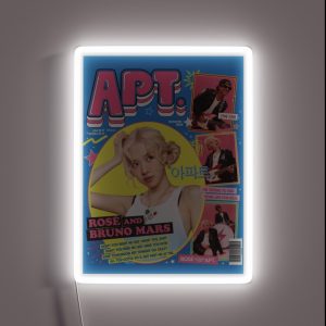 Apt Apt Rose And Bruno Mars Song RGB Neon Sign