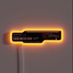 Aptaks Cyber Security Network Decal RGB Neon Sign