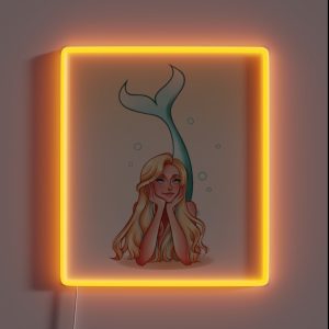 Aqua RGB Neon Sign