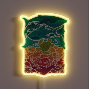 Aquatic Spectrum RGB Neon Sign
