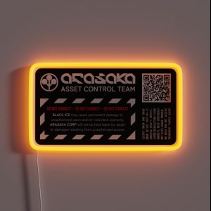 Arasaka Asset Tracking RGB Neon Sign