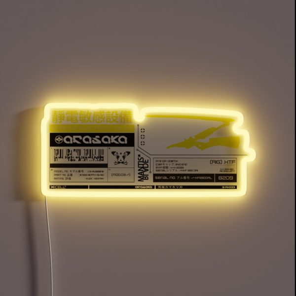 Arasaka Mantisblade RGB Neon Sign