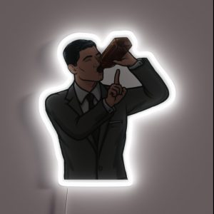 Archer Drinking RGB Neon Sign