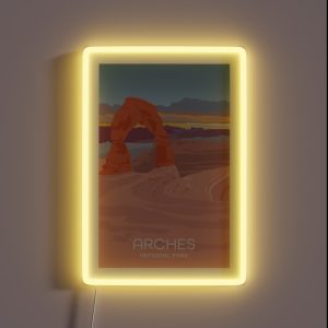 Arches National Park RGB Neon Sign