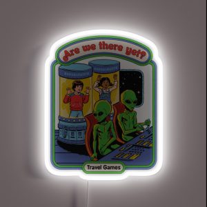 Are We There Yet RGB Neon Sign Are We There Yet RGB Neon Sign