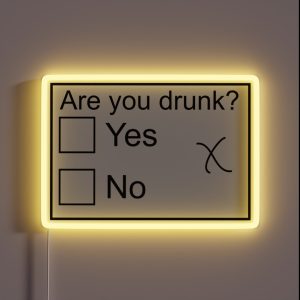Are You Drunk RGB Neon Sign