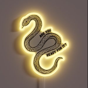 Are You Ready For It Reputation Taylor Swift RGB Neon Sign