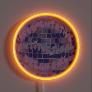 Argumentative Antithetical Dream Girl RGB Neon Sign