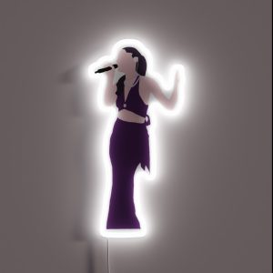 Ariana Grande Preforms RGB Neon Sign