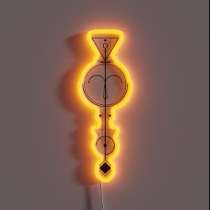 Aries Astrology Zodiac Arrow RGB Neon Sign Aries Astrology Zodiac Arrow RGB Neon Sign