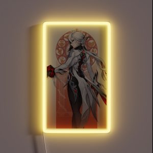 Arlecchino The Knave Genshin Impact RGB Neon Sign