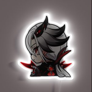 Arlecchino The Knave Genshin Impact RGB Neon Sign