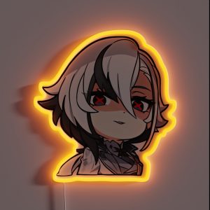 Arlecchino The Knave Genshin Impact RGB Neon Sign