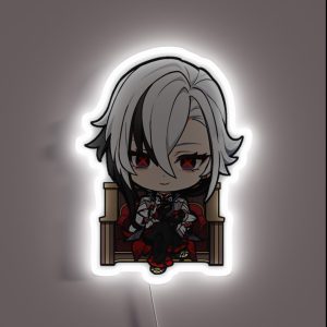 Arlecchino The Knave Genshin Impact RGB Neon Sign