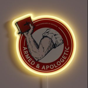 Armed And Apologetic RGB Neon Sign