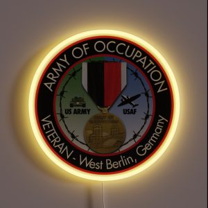 Army Of Occupation Logo RGB Neon Sign