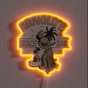 Arnold S Beach Bar RGB Neon Sign