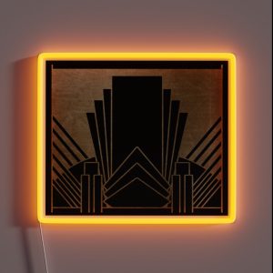 Art Deco Design RGB Neon Sign Art Deco Design RGB Neon Sign