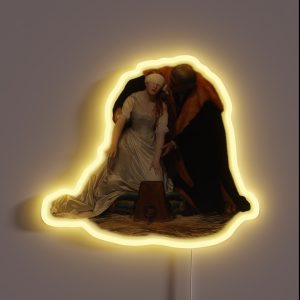 Art History Painting Lady Jane Grey RGB Neon Sign