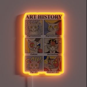 Art History RGB Neon Sign Art History RGB Neon Sign