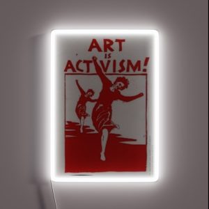 Art Is Activism RGB Neon Sign