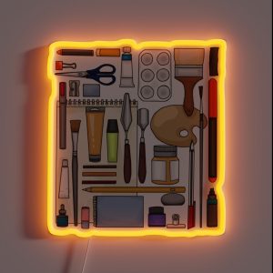 Art Supplies RGB Neon Sign Art Supplies RGB Neon Sign